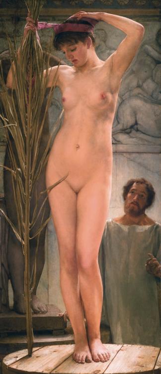 Alma-Tadema, Sir Lawrence A Sculpture's Model (mk23) France oil painting art